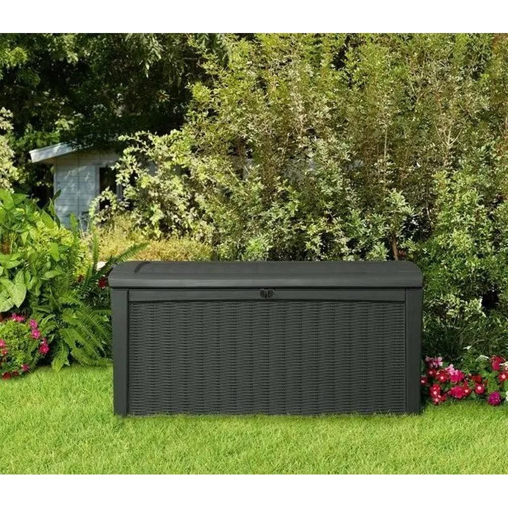Ящик-скриня Keter Borneo Storage Box 416 л Графітовий (230414) - фото 3