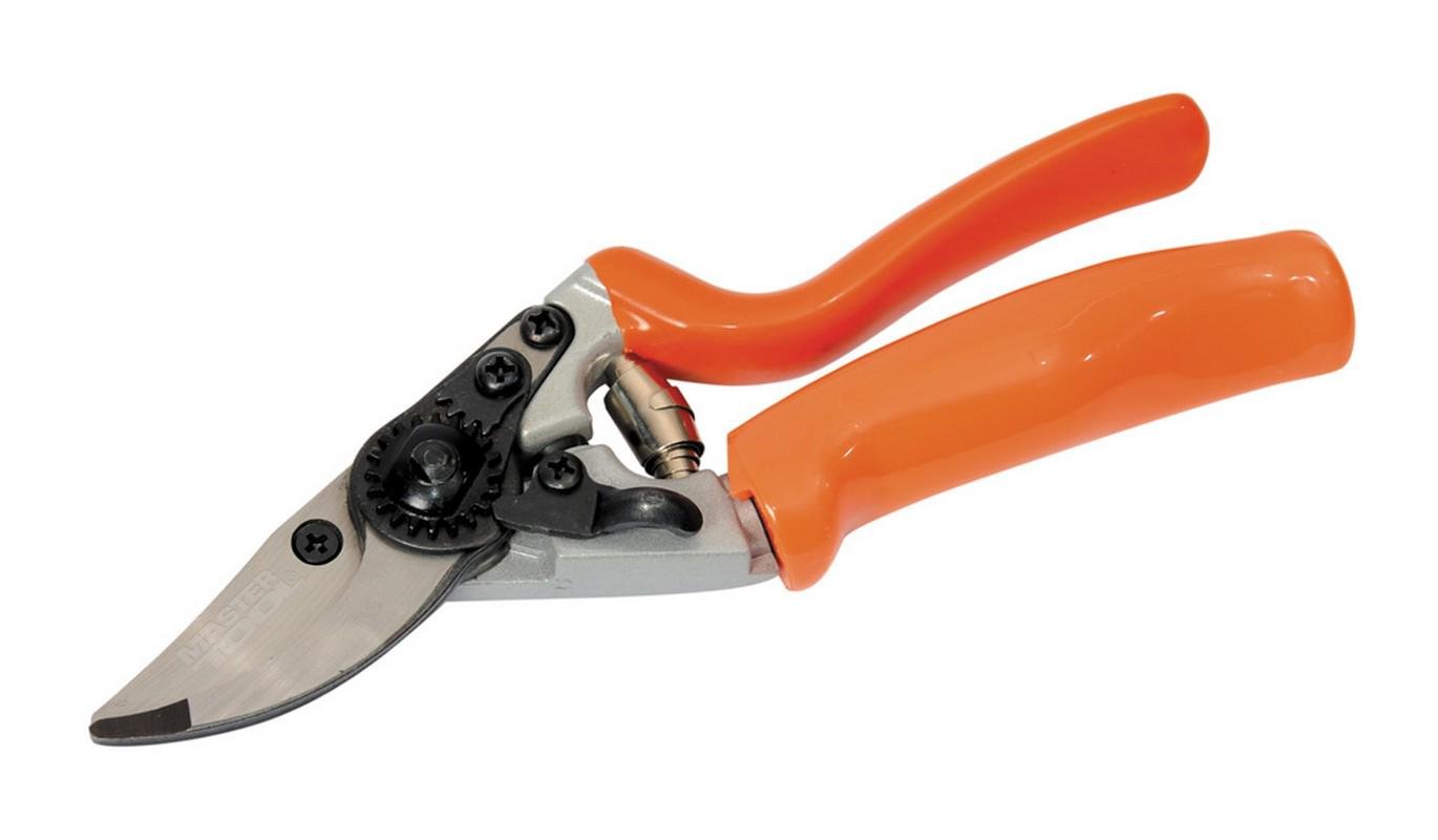 Секатор садовый MasterTool 215 мм с поворотной ручкой и сменным лезвием SS (14-6111)