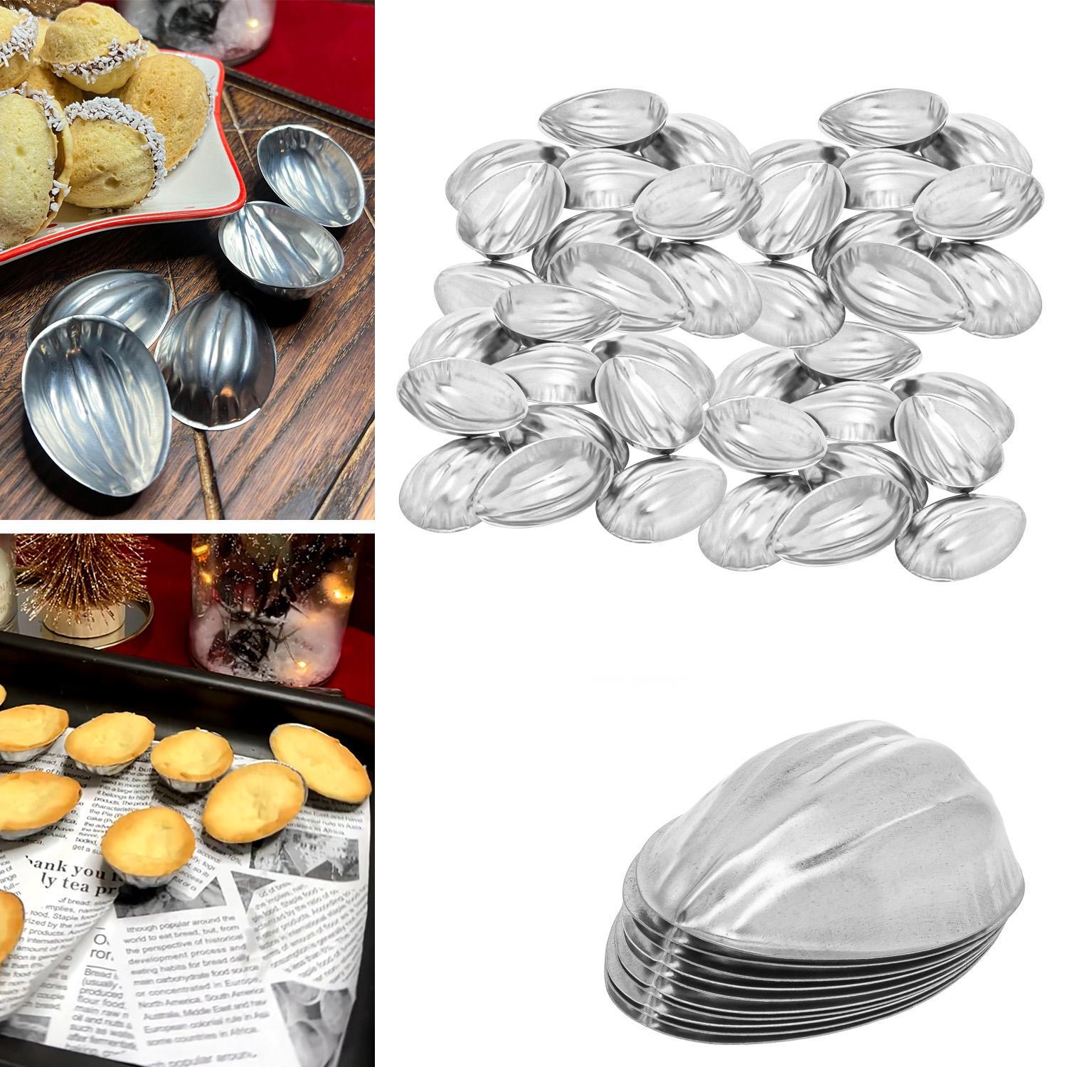 Набор формочек порционных для выпечки печенья Орешки с ребристой поверхностью 40 шт. (26250626) - фото 8 Набор формочек порционных для выпечки печенья Орешки с ребристой поверхностью 40 шт. (26250626) - фото 8