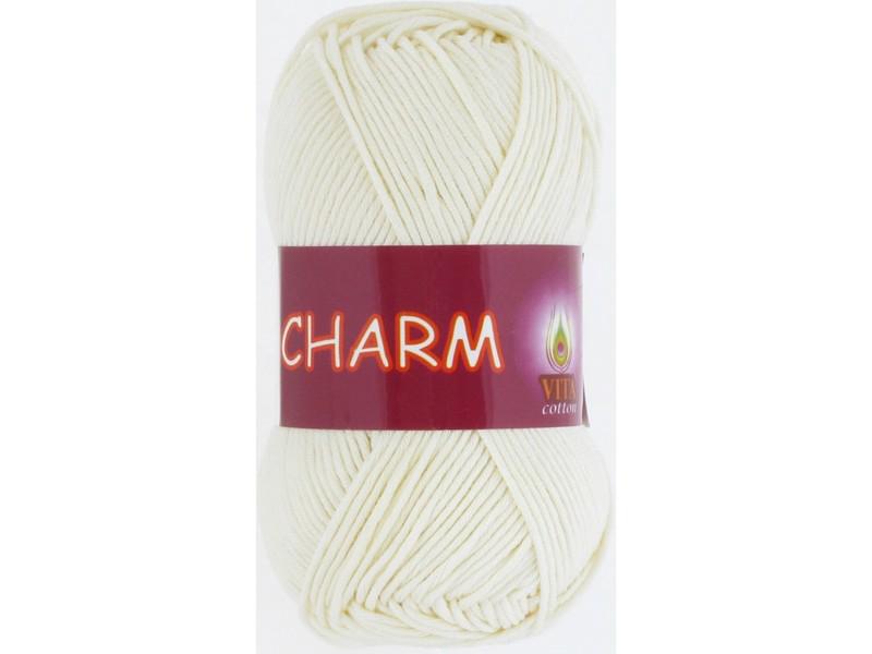 Пряжа Vita Cotton Charm 4153 молоко (3325)