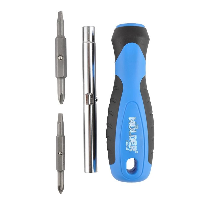 Отвертка Molder 6в1 с сменными насадками 6в1 (MT32316)