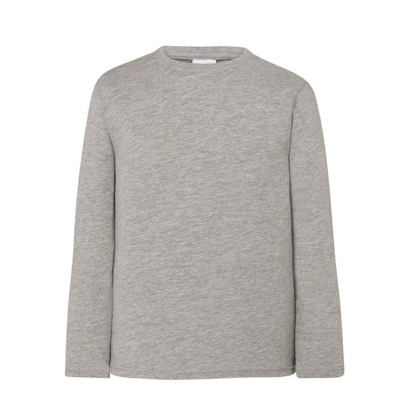 Футболка детская JHK KID T-SHIRT LS 12/14 Темно-серый меланж (GM)