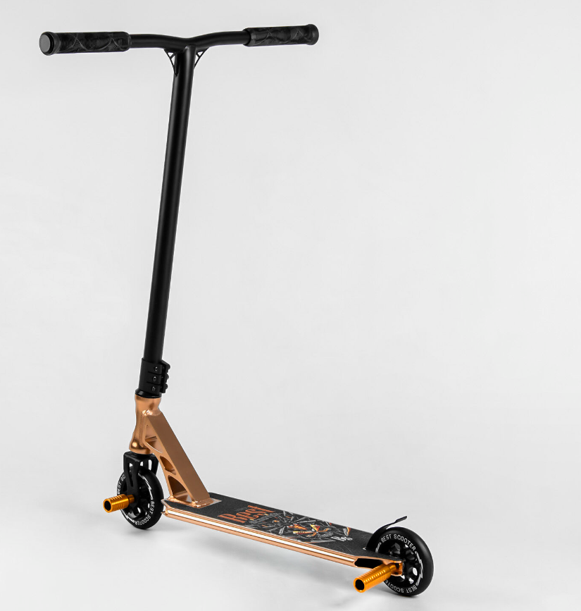 Самокат трюковой Best Scooter 55084 HIC-система/пеги/алюминиевый диск и дека (107486)