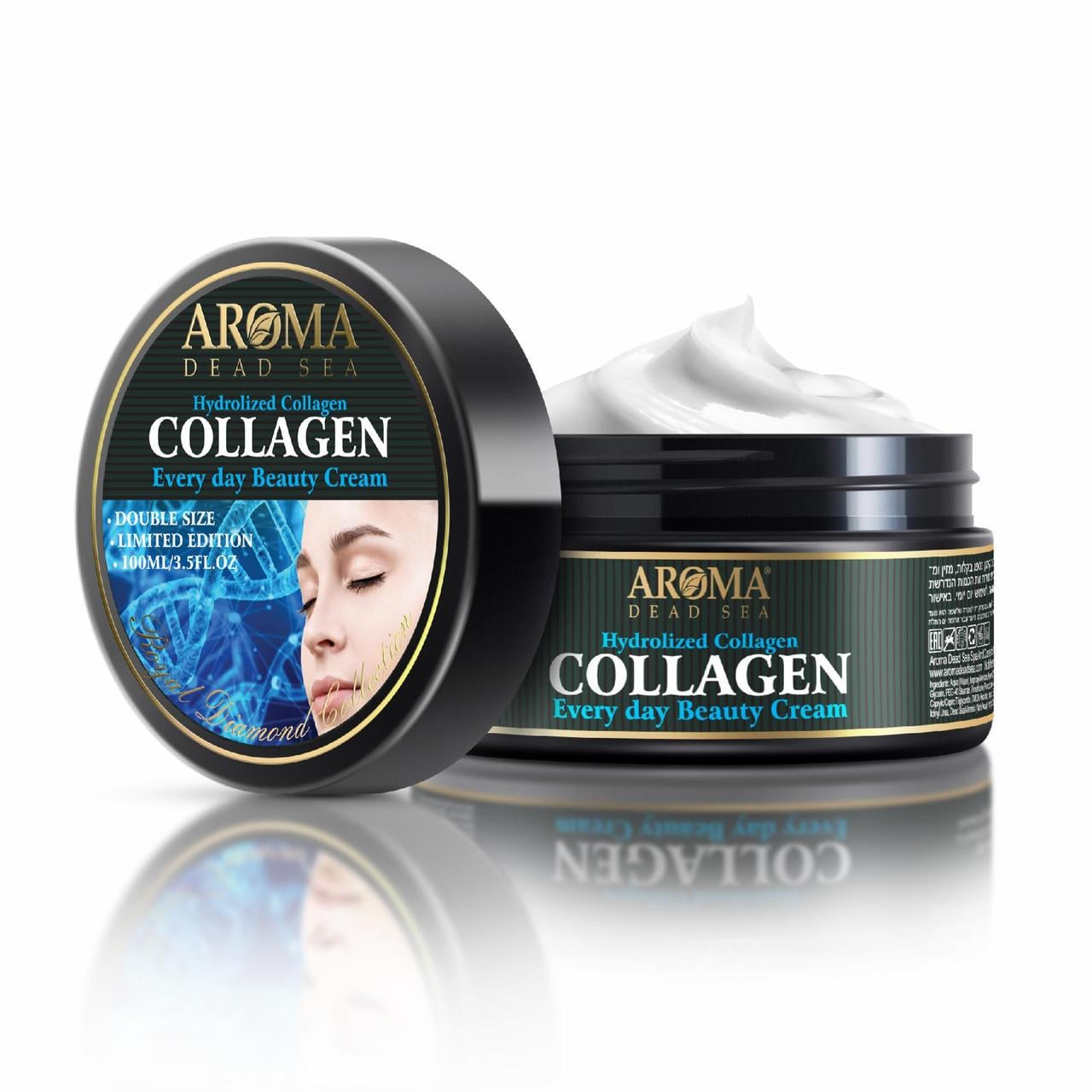 Крем для лица Aroma Dead Sea с гидролизованным коллагеном 100 мл (2519568514)