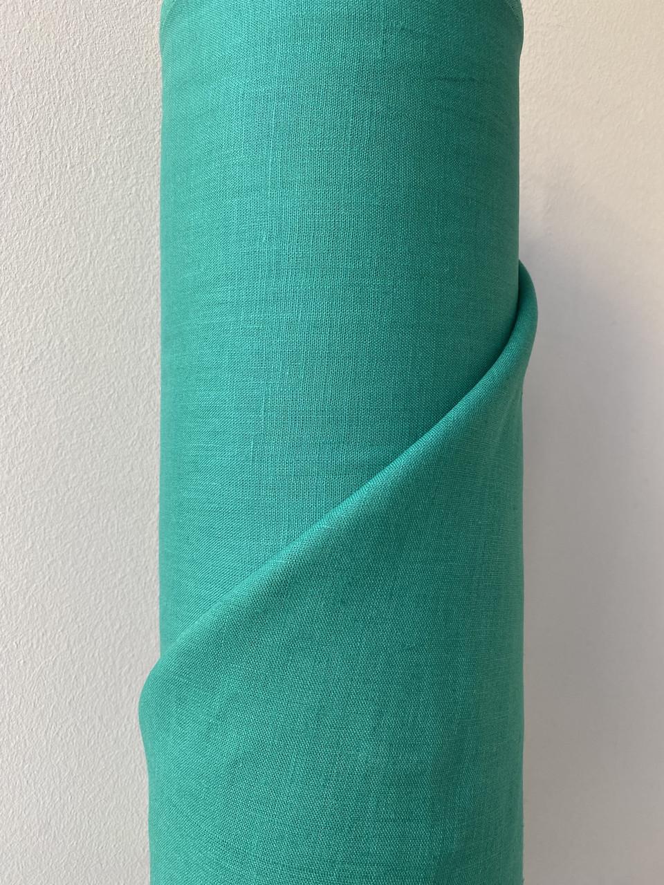 Тканина костюмна LINEN PLUS 100% льон 143 см 1788 Зелений - фото 6 Тканина костюмна LINEN PLUS 100% льон 143 см 1788 Зелений - фото 6