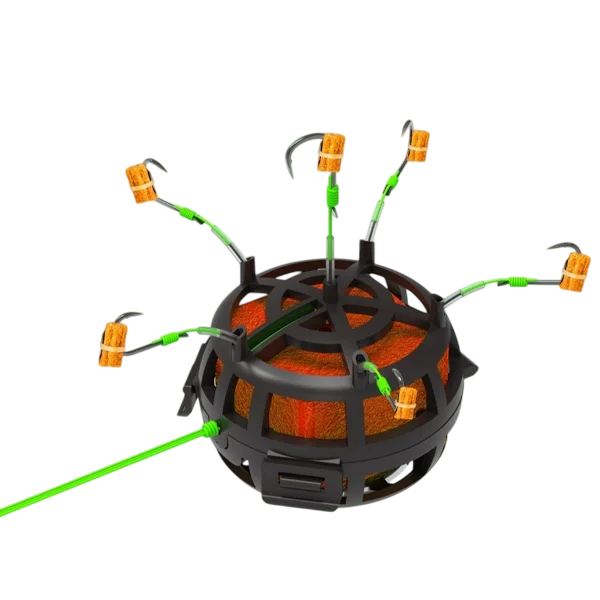 Снасть з гачками та годівницею (Y02317) Снасть з гачками та годівницею (Y02317)