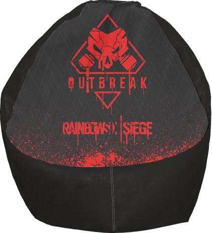 Кресло-груша Rainbow Six Siege Outbreak S (13274868) Кресло-груша Rainbow Six Siege Outbreak S (13274868)