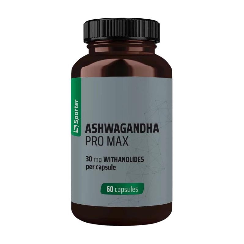 Ашваганда Sporter Ashwagandha Pro Max 60 капс.