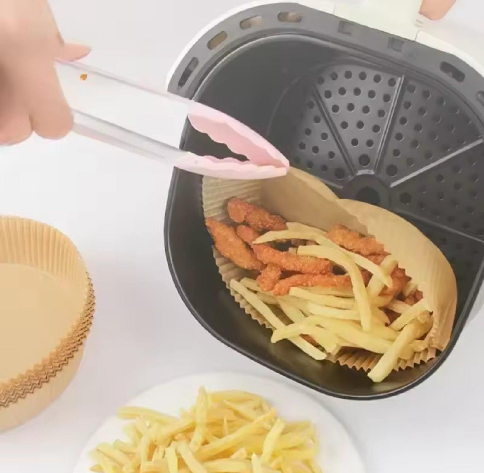 Форми паперові для аерогриля квадратні 50 шт. 20/28х4 см - фото 5