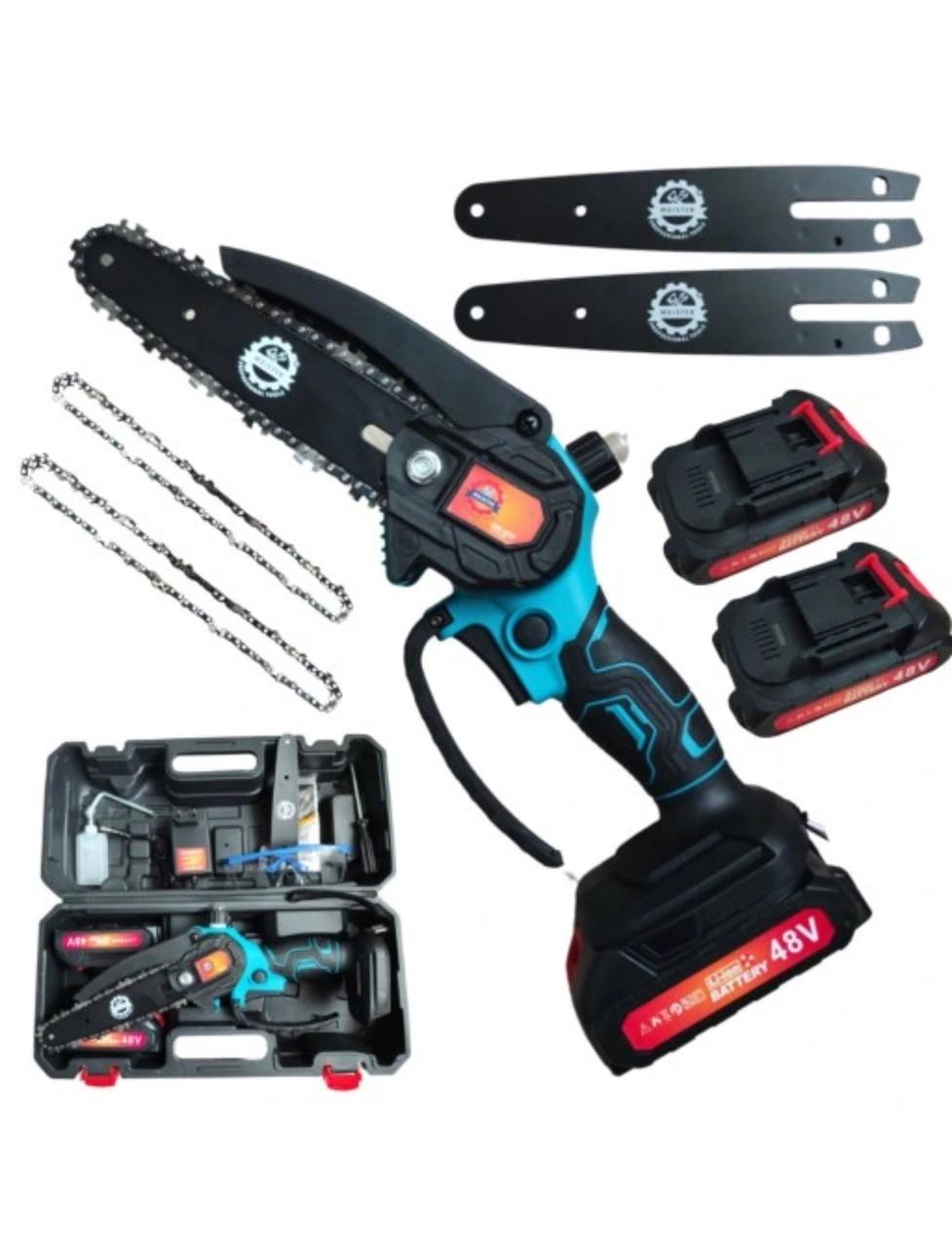 Пила акумуляторна садова Meister з автоматичним змащенням 6" 48 В (21767002) - фото 2 Пила акумуляторна садова Meister з автоматичним змащенням 6" 48 В (21767002) - фото 2