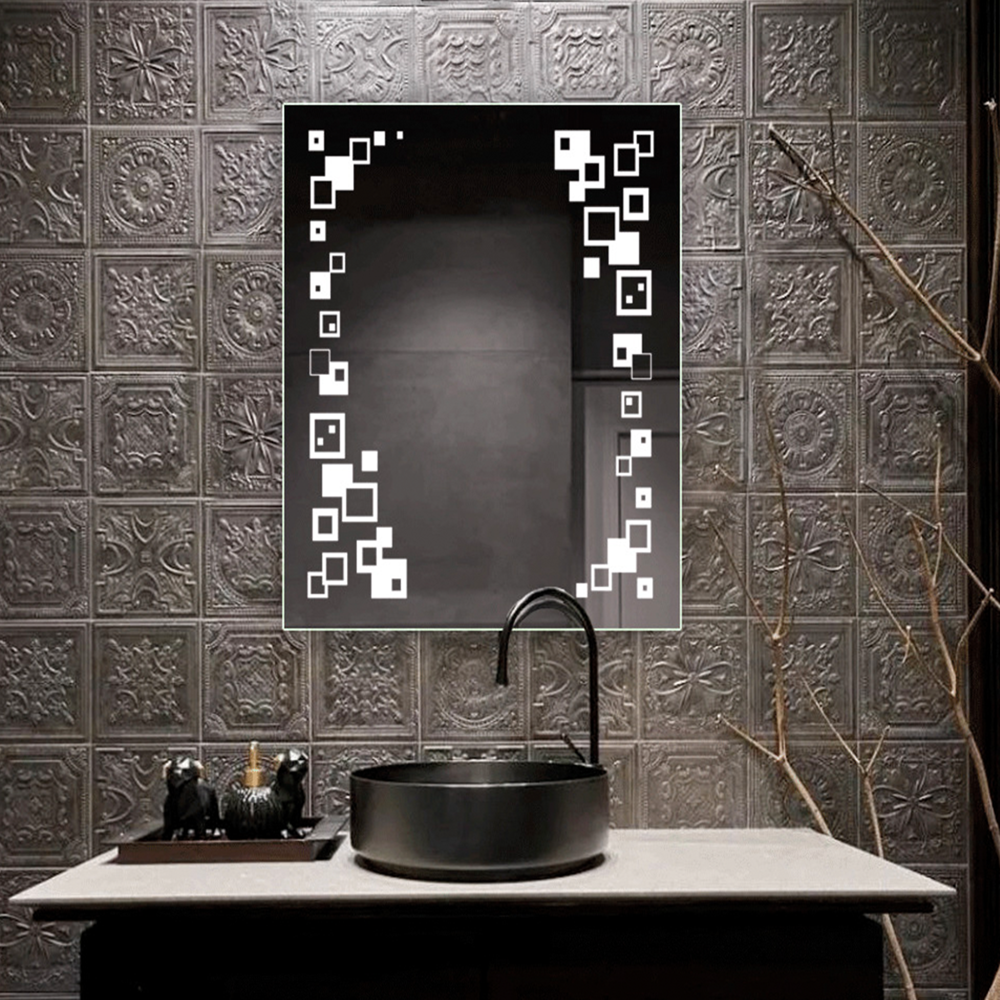 Зеркало DecorLed Led с подсветкой в ванную комнату 600x800 мм (ZSD-032) - фото 2 Зеркало DecorLed Led с подсветкой в ванную комнату 600x800 мм (ZSD-032) - фото 2