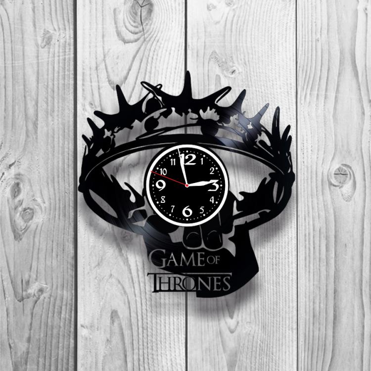 Часы настенные Game of Thrones 0447 из виниловой пластинки