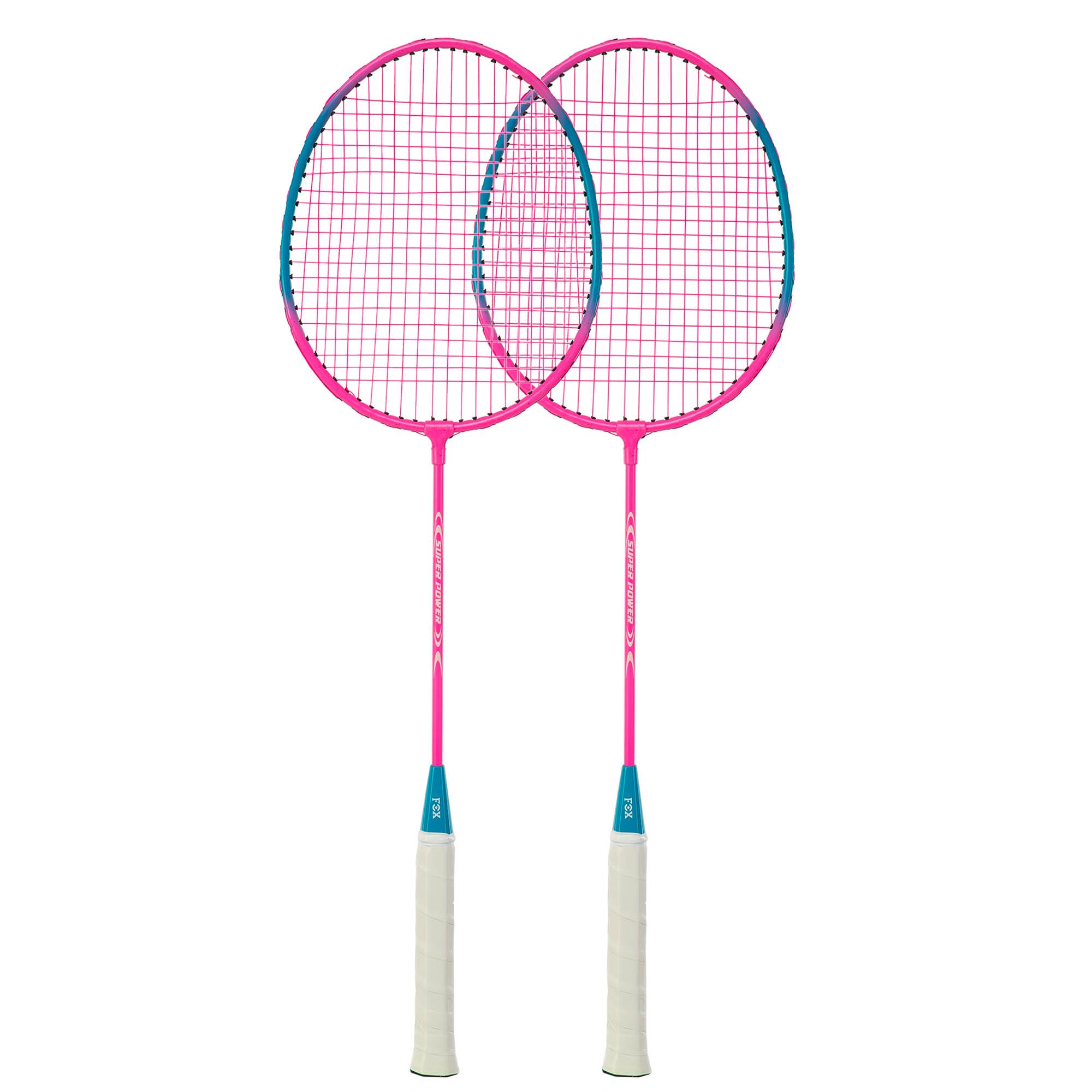 Набір для бадмінтону Fox Fox-6636 2 ракетки в чохлі Рожевий (FOX-6636_Розовый) - фото 2