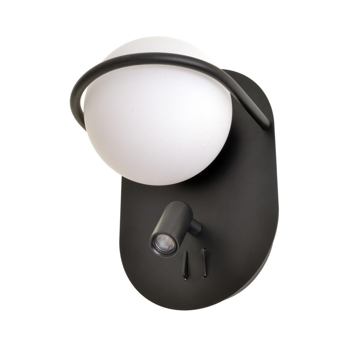 Бра настенное накладное Brille BL-835W/11 W WW BK шар