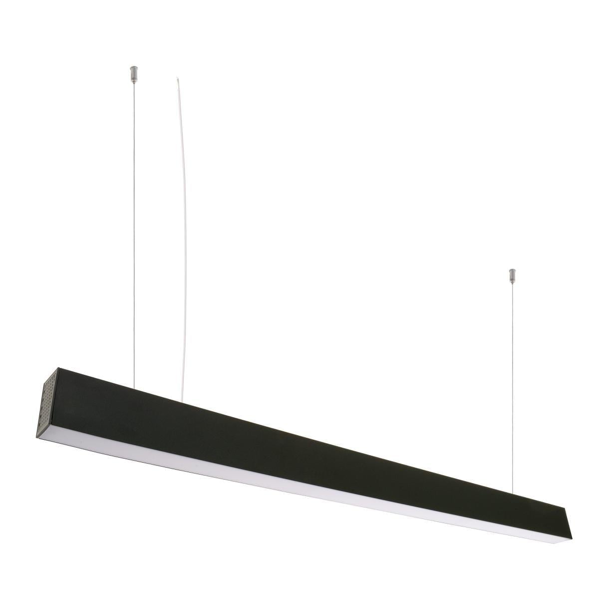 Линейный подвесной светильник FLF-66 45W NW BK LED 1,2 м (33-236)