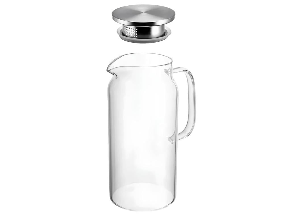 Графін скляний з кришкою 1,2 л