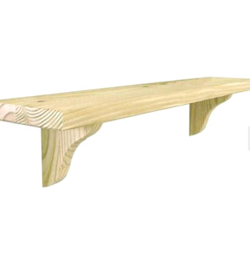 Полка настенная из дерева Порвенир Бланже (ПНС/003201)