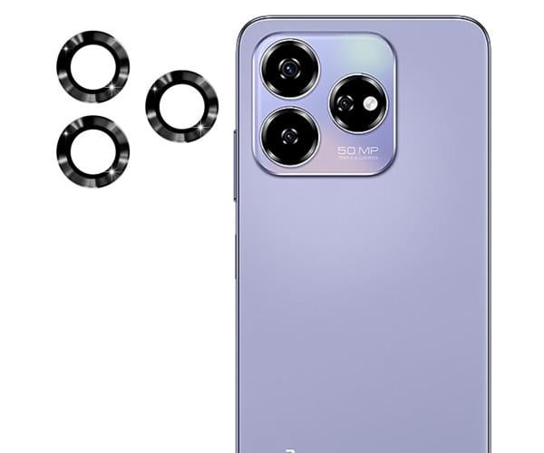 Защитное стекло с рамкой CD Pattern для ZTE Axon 60 на заднюю камеру Черный