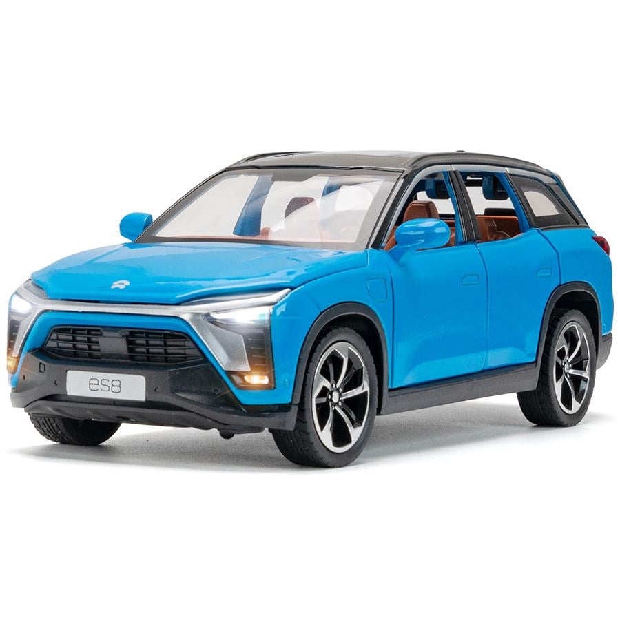 Игрушечная машинка металлическая Автопром NIO ES8 1:24 Голубой (30101099)