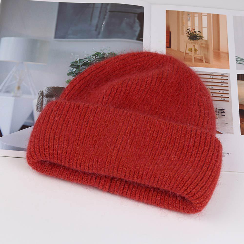 Шапка женская зимняя из ангорки Красный (TA0086_2) - фото 3 Шапка женская зимняя из ангорки Красный (TA0086_2) - фото 3