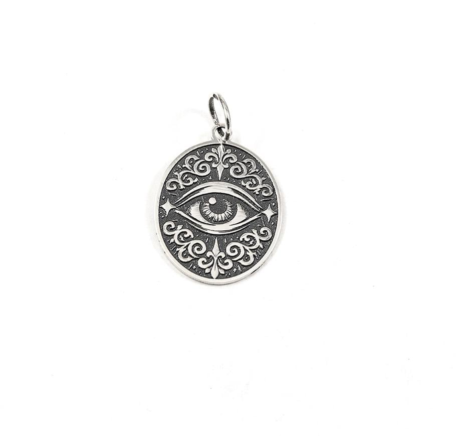 Кулон оберег Maxi Silver 9669 Всевидящее око гармония и баланс (89669)