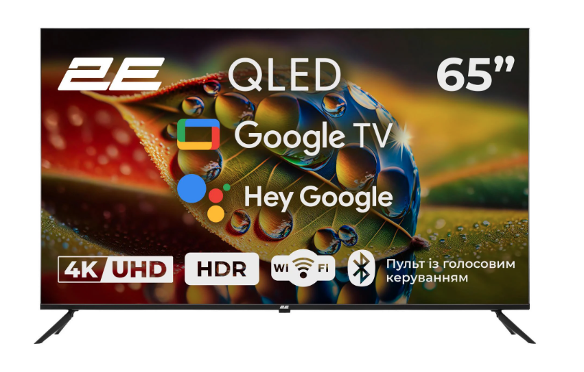 Телевизор 2E 65A77Q Google TV SmartTV QLED (26450079)