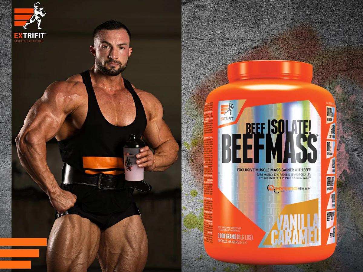 Гейнер Extrifit Beefmass Chocolate 1500 g - фото 4 Гейнер Extrifit Beefmass Chocolate 1500 g - фото 4
