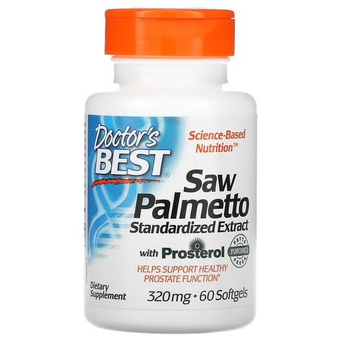 Со Пальметто Doctor's Best Saw Palmetto 320 мг 60 капс. (DRB-00082)