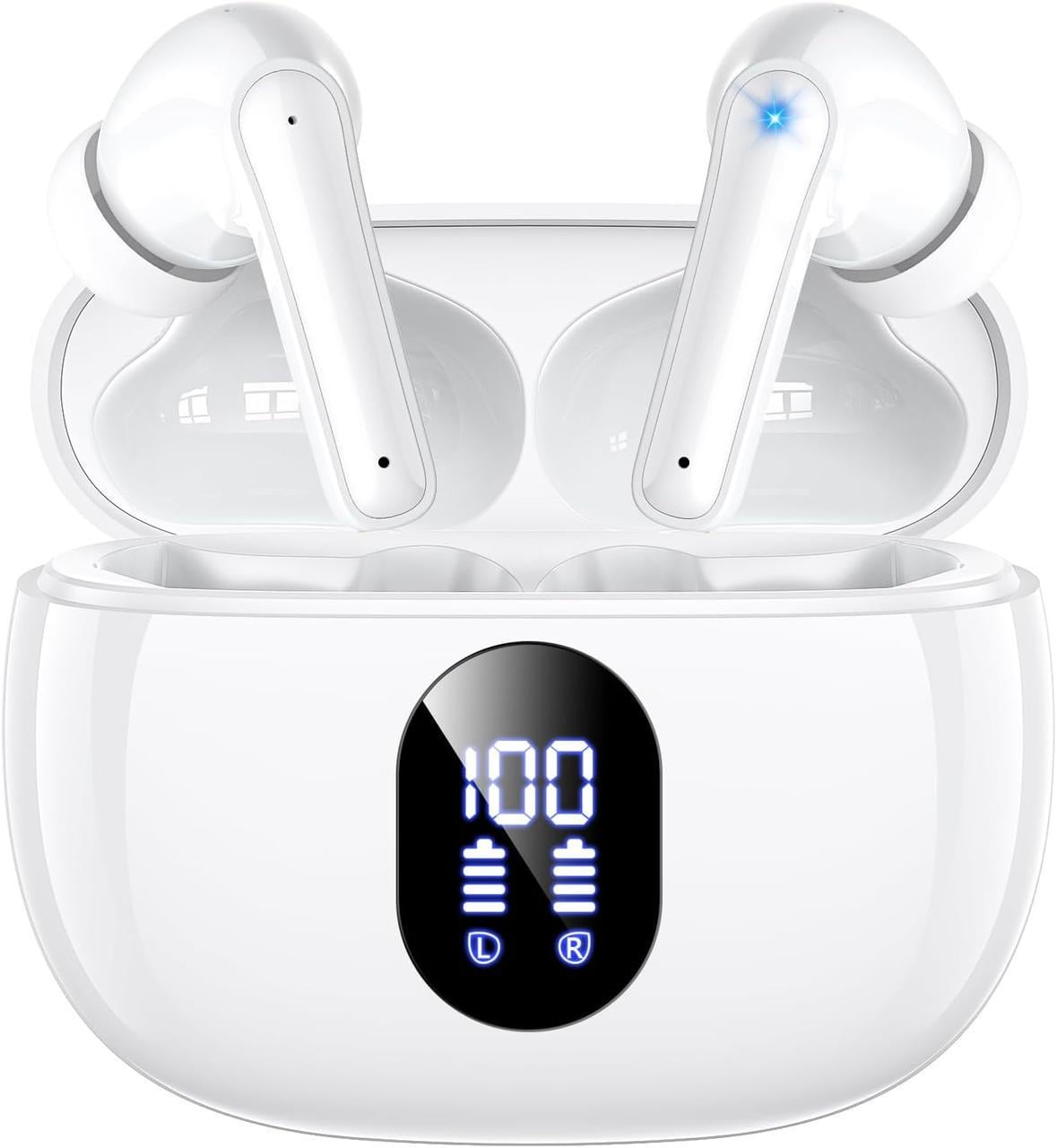 Наушники беспроводные Bluetooth TWS 48 г Белый