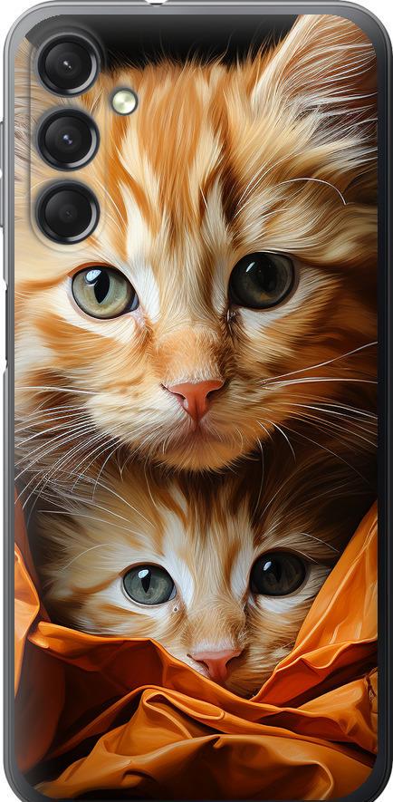 Чехол на Samsung Galaxy A24 A245F Котики 2 (5664u-3020-42517)