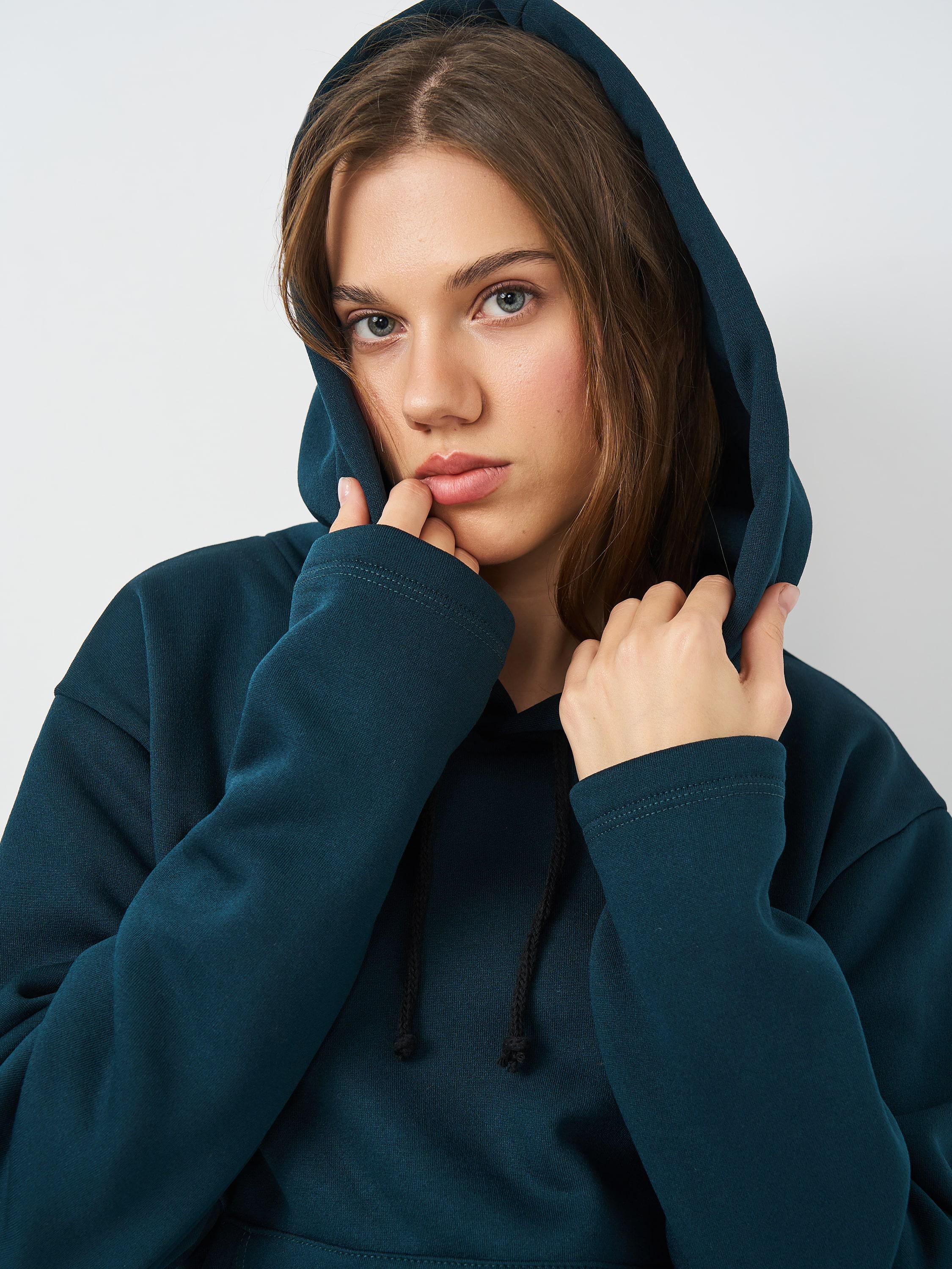 Костюм спортивный женский на флисе Пинки р. 48 Зеленый - фото 5