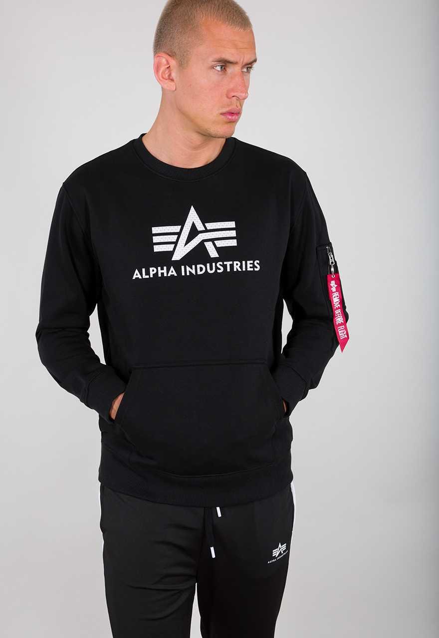 Светр Alpha Industries 3D Logo Sweater L Black (128302/03)