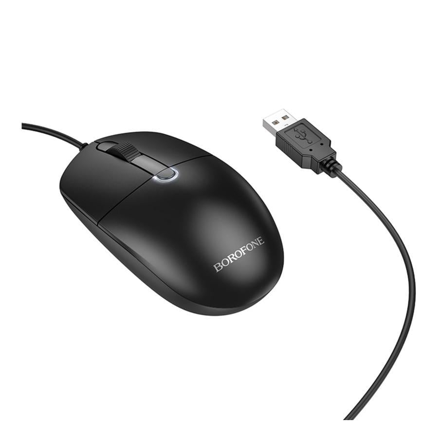 Компьютерная мышка Borofone BG17 Morning USB Черный (3001624128)