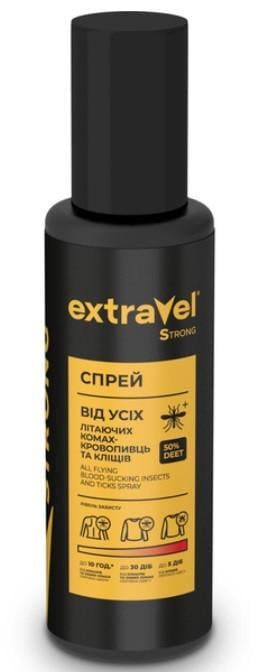 Засіб репелентний для екстримальних умов Extravel Strong у формі спрею 100 мл (2623749357)