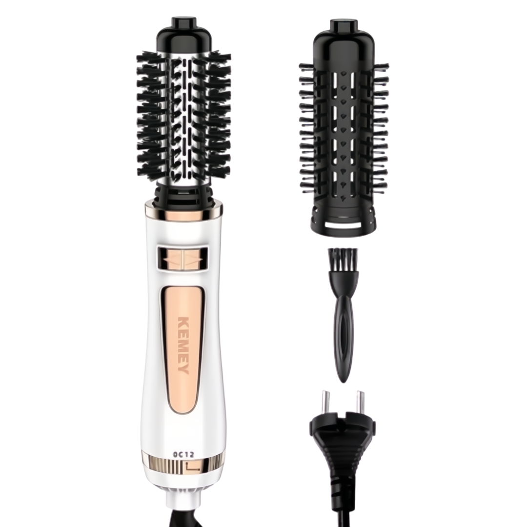Фен щетка с вращением Kemei щетка браш для объема 800 Вт