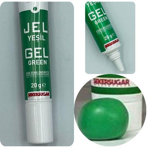 Краситель гелевой SekerSugar 20 г Зеленый (25022104) - фото 2 Краситель гелевой SekerSugar 20 г Зеленый (25022104) - фото 2