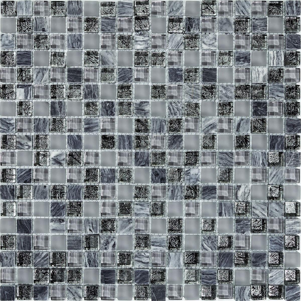 Мозаика MOZAICO DE LUX T-MOS DF02+G04+MARBLE L