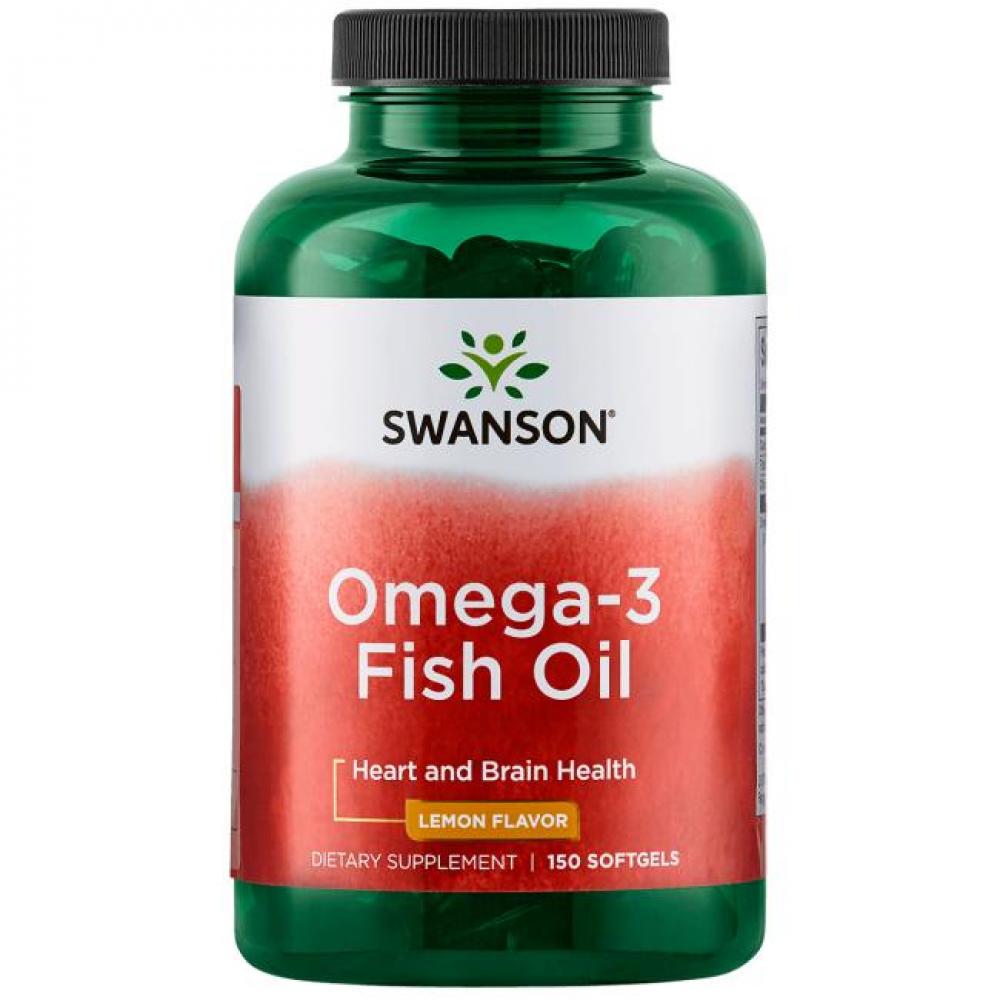 Жирные кислоты Omega-3 Fish Oil Lemon 150 шт. (10915446) Жирные кислоты Omega-3 Fish Oil Lemon 150 шт. (10915446)