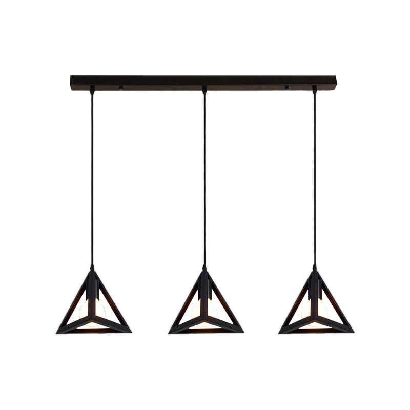 Люстра лофт GLD-18272-3 на 3 плафона Black (000041808)