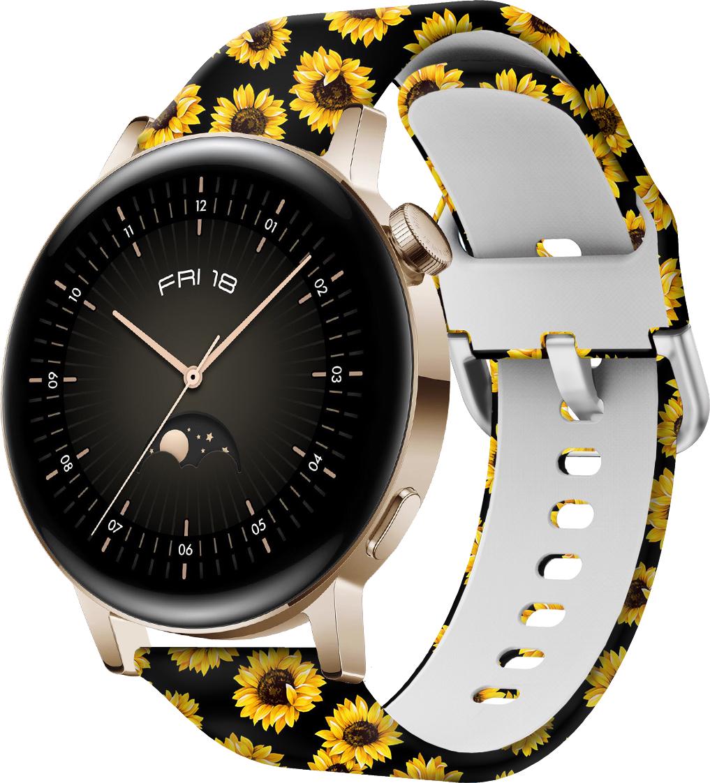 Ремешок Colorful для Huawei Watch GT3 Sunflowers 42 мм (28622)