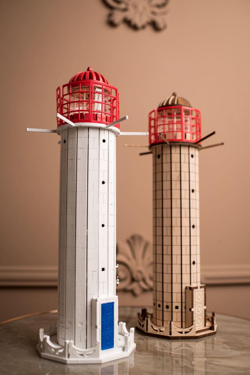 Пазл деревянный 3D Timberplay Воронцовский Маяк Одесса 99 деталей - фото 8