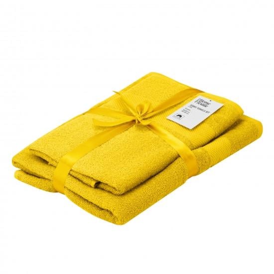 Набор полотенец махровых Ardesto ART2358YE Essence 2 шт. 50х90 см/70х140 см (2538545068)