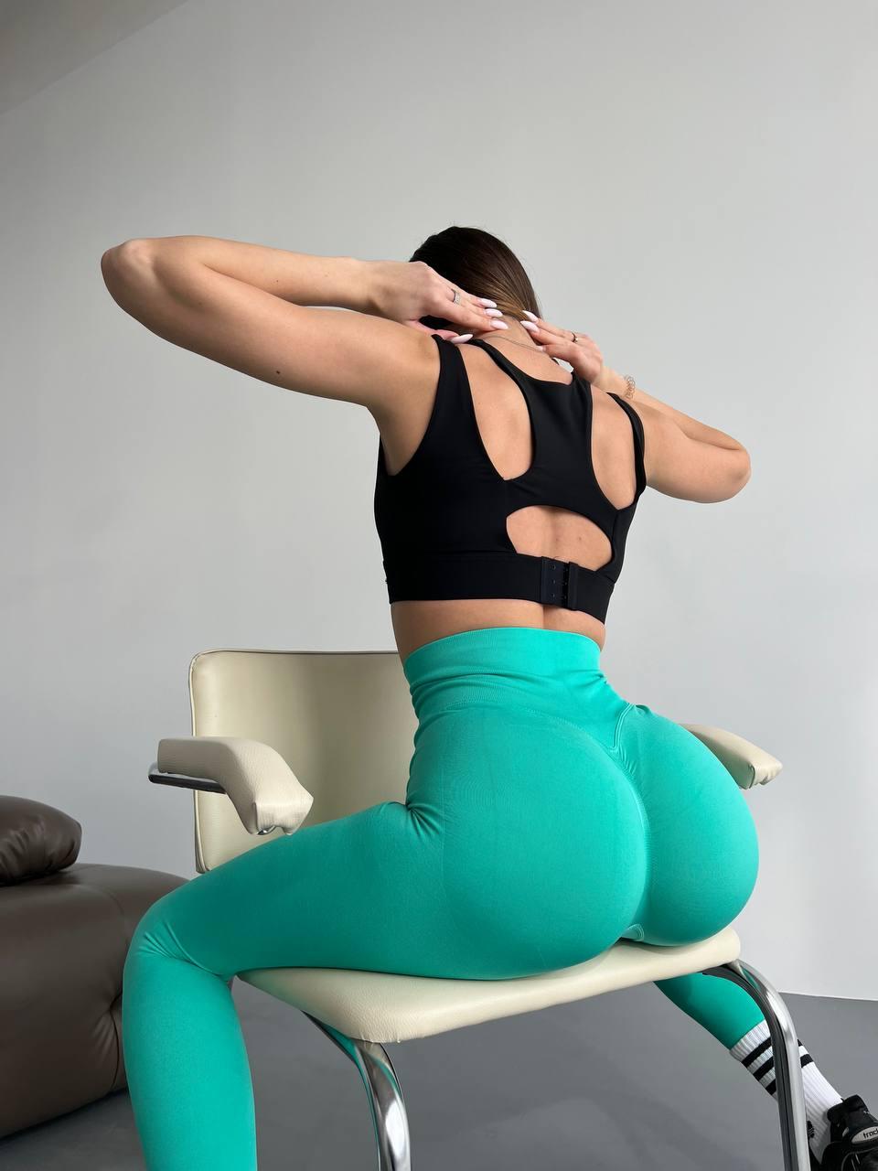 Легінси з ефектом пуш-ап L Зелений (XA021L) - фото 5