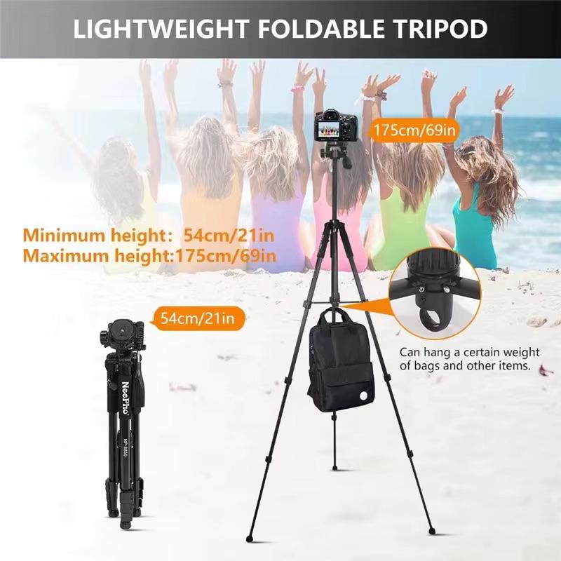 Штатив для фото и видео NeePho NP-8850 алюминиевый 175 см (777658) - фото 6 Штатив для фото и видео NeePho NP-8850 алюминиевый 175 см (777658) - фото 6