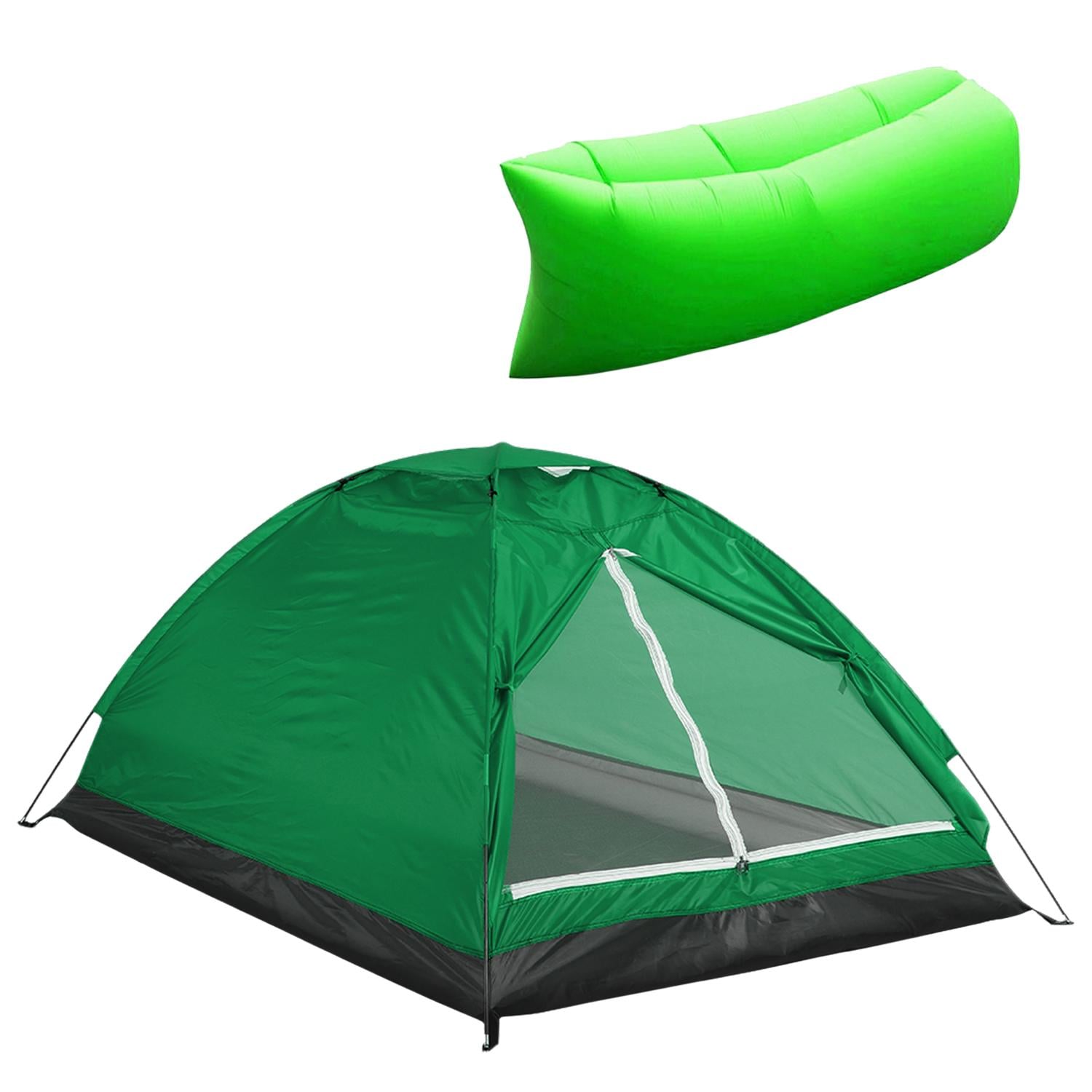 Палатка туристическая 4-х местная Soft Tent однослойная с сумкой/москитной сеткой и гамак надувной (b7f1fc84)