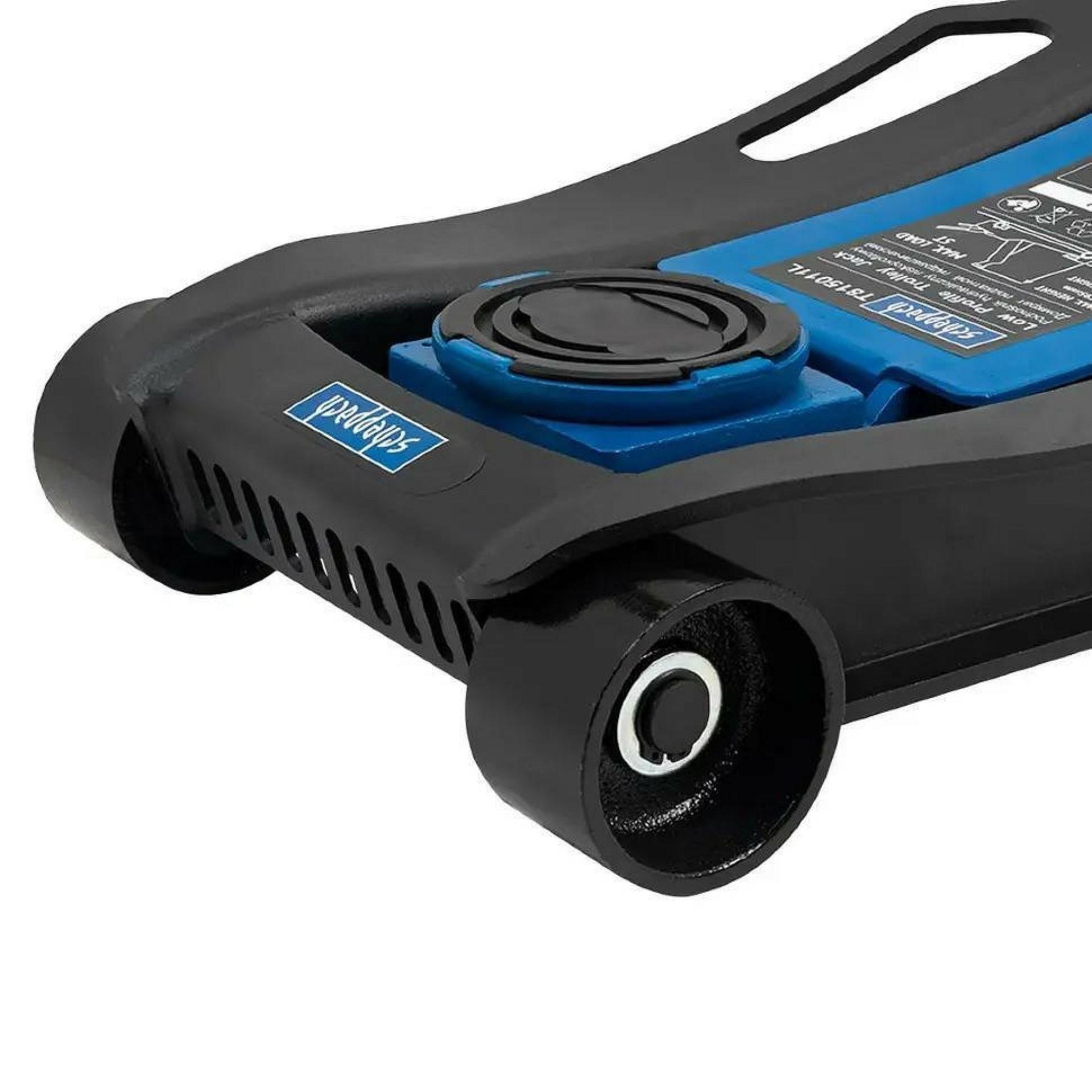 Домкрат низькопрофільний Scheppach SCH-T815011L підкатний з педаллю 5 т 96-595 мм (SCH-T815011L) - фото 4 Домкрат низькопрофільний Scheppach SCH-T815011L підкатний з педаллю 5 т 96-595 мм (SCH-T815011L) - фото 4