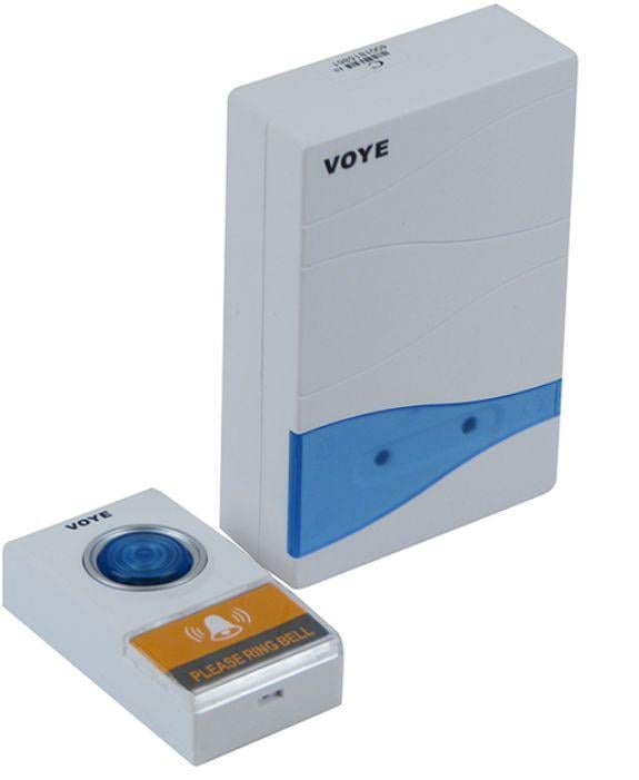 Звонок на входную дверь для дома Mz Voye Battery 7949 2 Вт радиус действия 80 м батарейка 12 В Белый (e9362997)