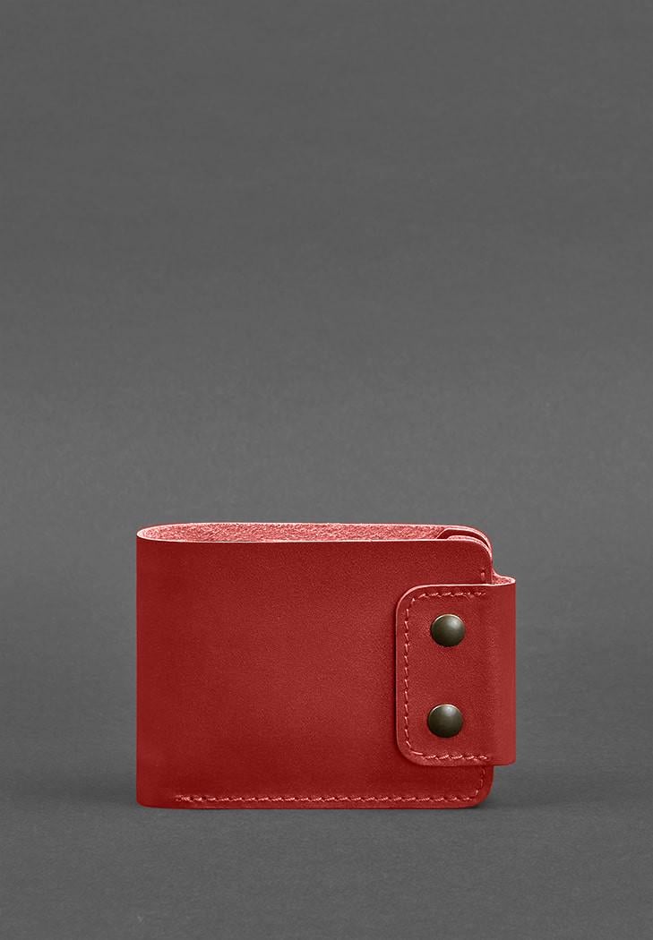 Портмоне кожаное Zeus 9.0 Краст Красный (A-028070)