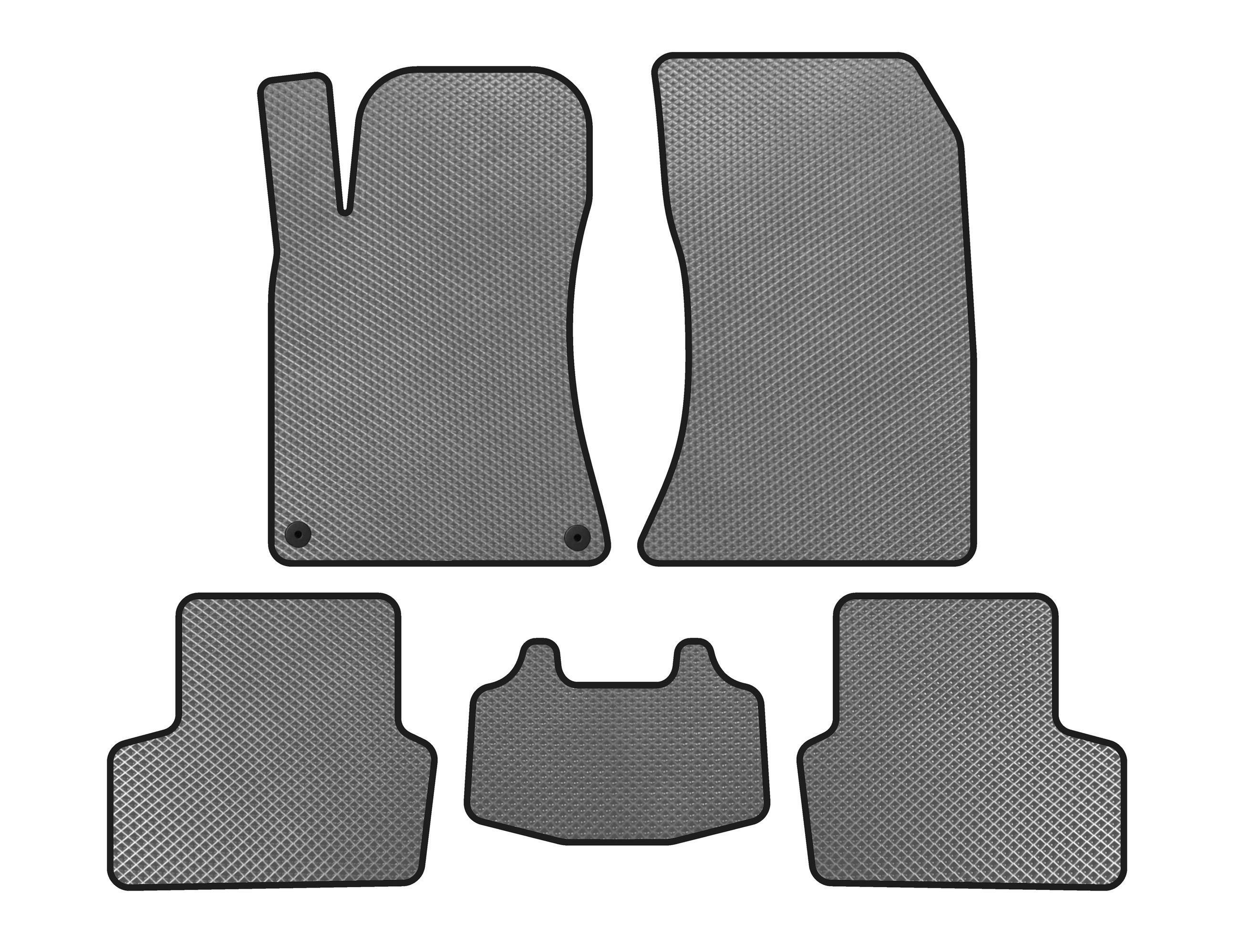 Коврики EVA Digital Designs для Mercedes CLA C117 2013-2019 гг. Серый (143274)
