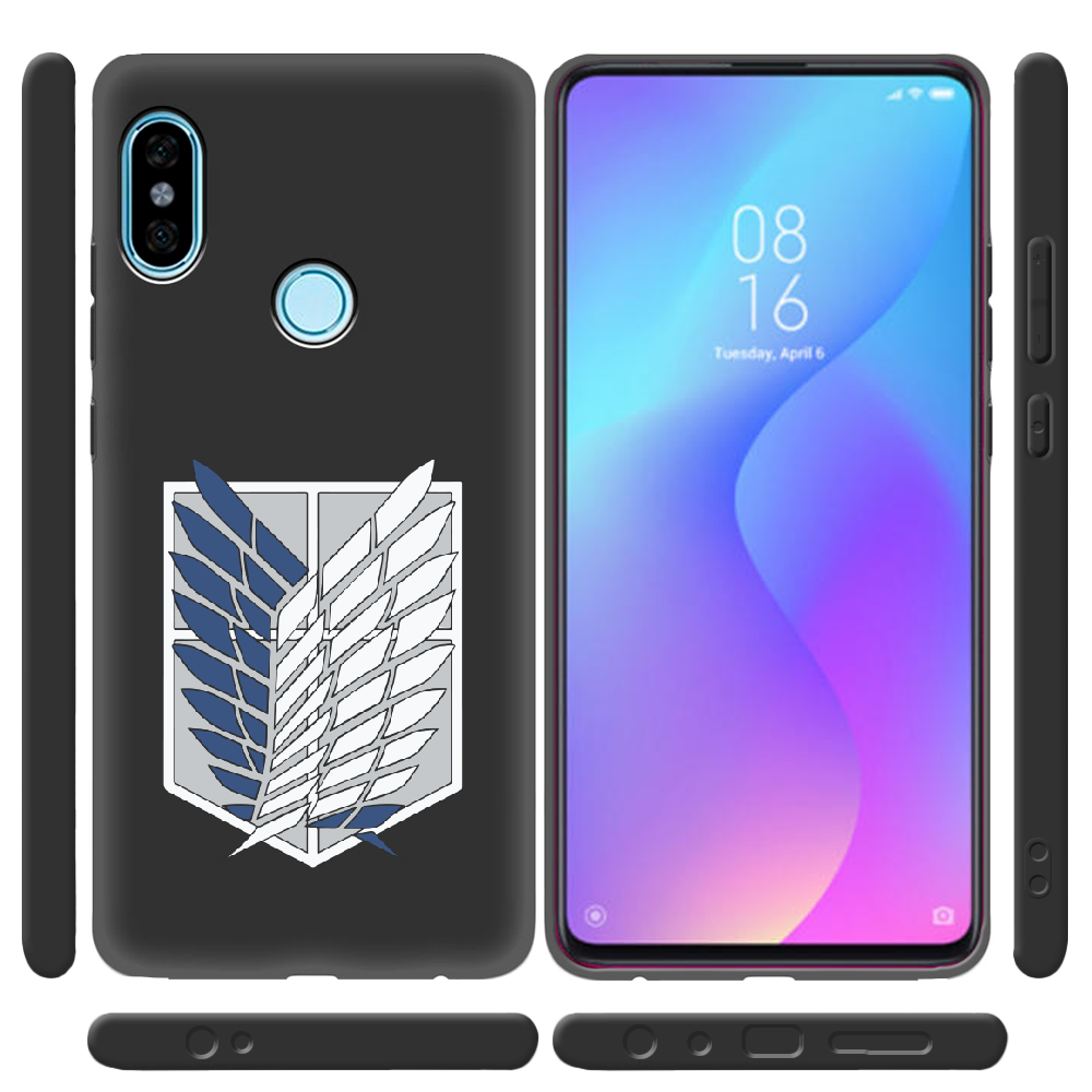 Чехол BoxFace Xiaomi Redmi Note 5 / Note 5 Pro Атака Титанов Крылья Свободы Черный силикон (32971-bk88-34771) - фото 2 Чехол BoxFace Xiaomi Redmi Note 5 / Note 5 Pro Атака Титанов Крылья Свободы Черный силикон (32971-bk88-34771) - фото 2